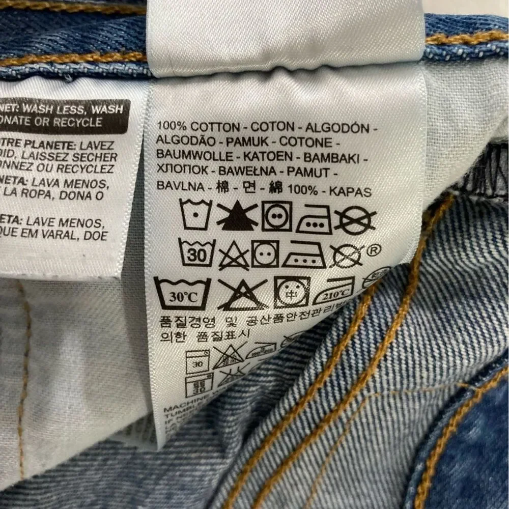 Levi's 501XX Button Fly Jeans Mens 36x34 Blue Straight Leg Denim Casual - Picture 8 of 13